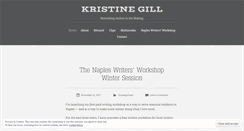 Desktop Screenshot of kristinegill.com